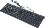 1067196 Клавиатура Оклик 480M черный/черный USB slim Multimedia