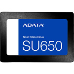 1000701803 Твердотельный накопитель/ ADATA SSD Ultimate SU650, 512GB (RTS5735 + N48 / Realtek + Micron Nand Flash), 2.5" 7mm, SATA3, 3D TLC, R/W 520/450MB/s,