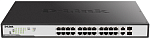 Коммутатор D-LINK DGS-1100-26MP/C1A, L2 Smart Switch with 24 10/100/1000Base-T ports and 2 1000Base-T/SFP combo-ports
