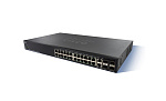 111329 Коммутатор CISCO [SG550X-24MPP-K9-EU] SB SG550X-24MPP 24-port Gigabit PoE Stackable Switch