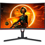 1875742 LCD AOC 31.5'' CQ32G3SU Black-Red с поворотом экрана {VA curved 2560x1440 165Hz 1ms 178/178 300cd 80M:1}