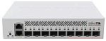 Маршрутизатор MIKROTIK Cloud Router Switch CRS310-1G-5S-4S+IN with 800 MHz CPU, 256 MB RAM, 4xSFP+, 5xSFP cages, 1xGBit LAN port, RouterOS L5, desktop case, rackmou