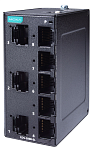 EDS-2008-EL Коммутатор Moxa Компактный 8-портовый неуправляемый 10/100 BaseT(X) Ethernet, QoS, в металлическом корпусе, -10...+60C