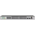 SNR-S300X-24FQ Коммутатор SNR Управляемый уровня 3, 8 x 10/100/1000BaseT, 24 x 1/10GE SFP+, 2 x 40G QSFP+