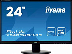 1001280 Монитор Iiyama 23.8" ProLite X2483HSU-B3 черный AMVA LED 4ms 16:9 HDMI M/M матовая 3000:1 250cd 178гр/178гр 1920x1080 75Hz VGA DP FHD USB 3.9кг