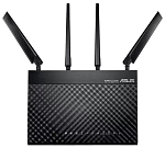 ASUS 4G-AC68U // роутер 802.11b/g/n/ac со встроенным LTE модемом, до 600 + 1300Мбит/c, 2,4 + 5 гГц, 2 антенны LTE, 2 антенны + 1 внутренние Wi-FI, USB