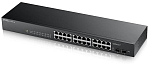 GS1900-24-EU0102F Коммутатор Zyxel Networks Smart L2 Zyxel GS1900-24, rack 19", 24xGE, 2xSFP, бесшумный