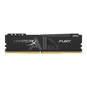 1278856 Модуль памяти KINGSTON Fury Gaming DDR4 Module capacity 8Гб 2666 МГц Радиатор Множитель частоты шины 16 1.2 В черный HX426C16FB3/8