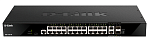DGS-1520-28/A1A Коммутатор D-LINK PROJ Managed L3 Stackable Switch 24x1000Base-T, 2x10GBase-T, 2x10GBase-T, 2x10GBase-X SFP+, CLI, 1000Base-T Management, RJ45 Console