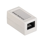 CS70-1C5EU Адаптер IEK ITK Проходной кат.5E UTP, тип RJ45-RJ45, белый