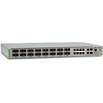 AT-FS980M/28-50 Allied telesis 24 x 10/100T ports and 4 x 100/1000X SFP (2 for Stacking), Fixed AC power supply, EU Power Cord