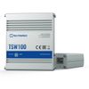 81281 Коммутатор Teltonika TSW100 (SW1000000) INDUSTRIAL UNMANAGED POE+ SWITCH 120W budget 5x Gigabit RJ45 (312828)