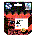 CZ638AE Cartridge HP №46 для Deskjet Ink Advantage 2020hc Printer / 2520hc AiO, трехцветный