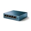 80140 Коммутатор TP-LINK LS105G 5-портовый гигабитный неуправляемый коммутатор, 5 портов RJ45 10/100/1000 Мбит/с, металлический корпус, настольный/монтируем