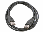 Кабель Прочее удлинитель USB 2.0 Gembird CC-USB2-AMAF-6B, AM/AF, 1.8м, черный, пакет