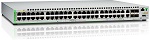 AT-GS948MPX-50 Allied Telesis Gigabit Ethernet Managed switch with 48 10/100/1000T POE ports, 2 SFP/Copper combo ports, 2 SFP/SFP+ uplink slots, single fixed AC pow