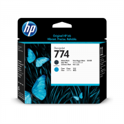 P2W01A Печатающая головка HP 774 для HP DesignJet Z6810/Z6610, черная матовая и голубая