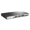 92185 Коммутатор D-Link DGS-1210-28MP/ME/B2A Управляемый L2 коммутатор с 24 портами 10/100/1000Base-T и 4 портами 1000Base-X SFP (24 порта PoE 802.3af/at, P
