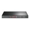 80237 Коммутатор TP-LINK TL-SL1226P 24-портовый 10/100 Мбит/с неуправляемый коммутатор PoE+ с 2 комбо Uplink-портами RJ-45/SFP, металлический корпус, устано