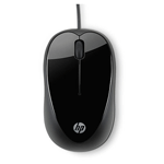 H2C21AA#ABB Mouse HP Wired Mouse X1000 (Black) cons