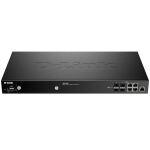 D-Link DWC-2000/A2A, PROJ WLAN Controller with 4 100/1000Base-T/combo-SFP ports, manage up to 64/256 Unified APs.4x 10/100/1000 BASE-T GE/SFP Ports,