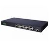 56646 Коммутатор Edge-corE ECS4100-26TX-ME Edge-corE 24 x GE + 2 x 10G SFP+ ports L2+ Switch, Fan-less design, 6KV Surge Protection, AC(Rear)+DC(Front) Powe