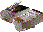 TWT-PL45/S-8P8C-6 Коннектор RJ45 STP 8P8C, универсальный, cat.6, 100 шт.