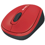 GMF-00293 Microsoft Wireless Mobile Mouse 3500, Mac/Win, Flame Red