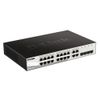 66415 Коммутатор D-Link DGS-1210-20/F1A Настраиваемый коммутатор WebSmart с 16 портами 10/100/1000Base-T и 4 комбо-портами 100/1000Base-T/SFP