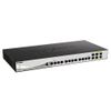94906 Коммутатор D-Link DXS-1210-16TC/A3A Настраиваемый L2+ коммутатор с 12 портами 10GBase-T, 2 портами 10GBase-X SFP+ и 2 комбо-портами 10GBase-T/SFP+