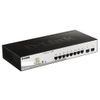 122902 Коммутатор D-Link DGS-1210-10P/F3A Настраиваемый L2 коммутатор с 8 портами 10/100/1000Base-T и 2 портами 1000Base-X SFP (8 портов PoE 802.3af/at, PoE-