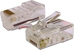 TWT-PL45-8P8C Коннектор RJ45 UTP 8P8C, универсальный, cat.5e, 100 шт.