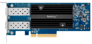 E10G21-F2 Synology 10 Gigabit Dual port SFP+ PCIe 3.0 x8 adapter (incl LP and FH bracket)