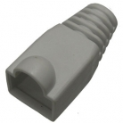 TWT-BO-6.0-GY/100 Защитные колпачки для кабеля 6,0мм cat.5, на соединение коннектора с кабелем, серый, 100 шт. в пчк