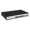 66457 Коммутатор D-Link DGS-1210-10P/F1A Настраиваемый коммутатор Web Smart с 8 портами 10/100/1000Base-T с поддержкой PoE и 2 портами 1000Base-X SFP (41115