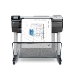 F9A28A#B19 HP DesignJet T830 MFP (p/s/c, 24",4color,2400x1200dpi,1Gb, 26spp(A1 drawing mode),USB/GigEth/Wi-Fi,stand,media bin,rollfeed,sheetfeed,tray50 (A3/A4),