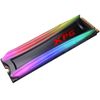 73131 Твердотельный накопитель SSD ADATA XPG SPECTRIX S40G RGB 2TB M.2 2280 AS40G-2TT-C Client PCIe Gen3x4 with NVMe, 3500/1900, IOPS 290/240K, MTBF 2M, 3D
