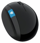 L6V-00005 Microsoft Wireless Sculpt Ergonomic Mouse, Black