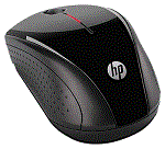H2C22AA#ABB Mouse HP Wireless Mouse X3000 (Black) cons