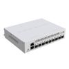 107523 Коммутатор MIKROTIK CRS310-1G-5S-4S+IN 10 Gigabit fibre connectivity way over a 100 meters – for small offices or ISPs. Hardware offloaded VLAN-filter