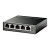 80212 Коммутатор TP-LINK TL-SG105PE Easy Smart гигабитный 5-портовый коммутатор с 4 портами PoE+, металлический корпус, настольная установка, бюджет PoE — 6