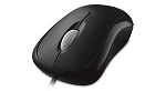 4YH-00007 Microsoft Basic Mouse, PS2/USB, Black [For Business]