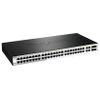 66527 Коммутатор D-Link DES-1210-52/ME/C1A Управляемый коммутатор 2 уровня с 48 портами 10/100Base-TX и 4 комбо-портами 1000Base-T/SFP, RTL {3} (409479)