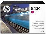 C1Q67A Cartridge HP 843C для PageWide XL 5000/4x000, пурпурный, 400 мл