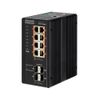 56691 Коммутатор Edge-corE 8 10/100/1000 BASE-T PoE+ Ports , plus 4 100/1000BASE-X SFP Industrial Gigabit Ethernet Switch Edge-corE ECIS4500-8P4F