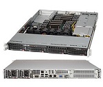 SYS-6018R-WTRT Серверная платформа SUPERMICRO SuperServer 1U 6018R-WTRT no CPU(2) E5-2600v3/v4 no memory(16)/ on board C612 RAID 0/1/5/10/ no HDD(4)LFF/ 2x10GE/ 2xFHHL, 1xHBA/ 2x700W Pl
