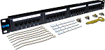 TWT-PP24UTP/6 Патч-панель TWT 24 порта, UTP, кат.6, 1U