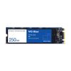 60588 Твердотельный накопитель SSD WD Blue M.2 2280 WDS200T2B0B 2TB Client SATA 6Gb/s, 560/530, IOPS 95/84K, MTBF 1,75M, 3D NAND TLC, 500TBW, Retail (856285