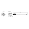 77969 Кабель Advantech 1750008799-01 Advantech WiFi Coaxial Cable, 150 mm SMA/F-R-BH MFH4/113 BLK