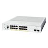 179215 Коммутатор CISCO Catalyst 1300 16x 10/100/1000 RJ-45 PoE+, 2x 1Gb SFP uplinks, PoE+ 120W, Fanless, C1300-16P-2G-L